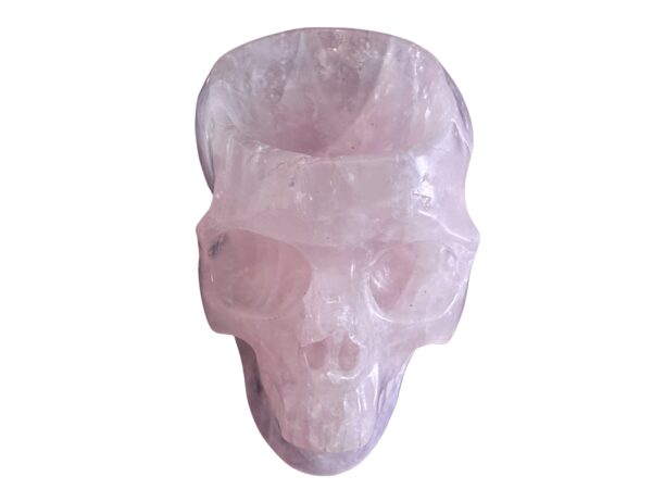 rose quartz skull crystal bowl