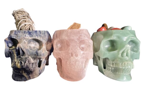 crystal skull bowls