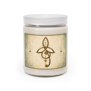 Vanilla Bean Soy Candles with White Lid, 9oz