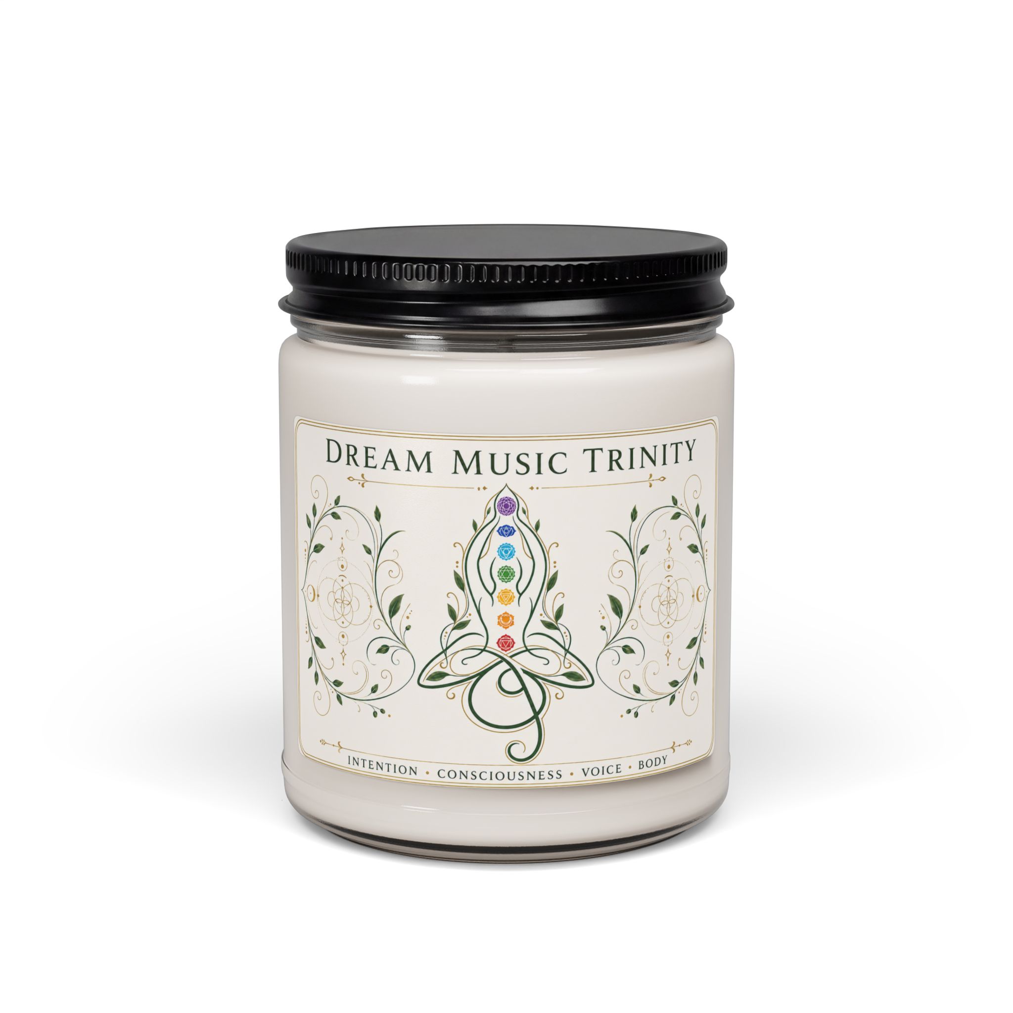 Sacred Chakra Harmony Candle — White Sage and Lavender - Image 3