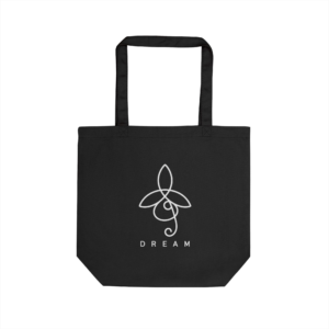 Carry the Dream Large Organic Cotton Tote Bag