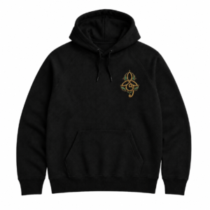 Sacred Harmony Organic Embroidered Hoodie — Unisex