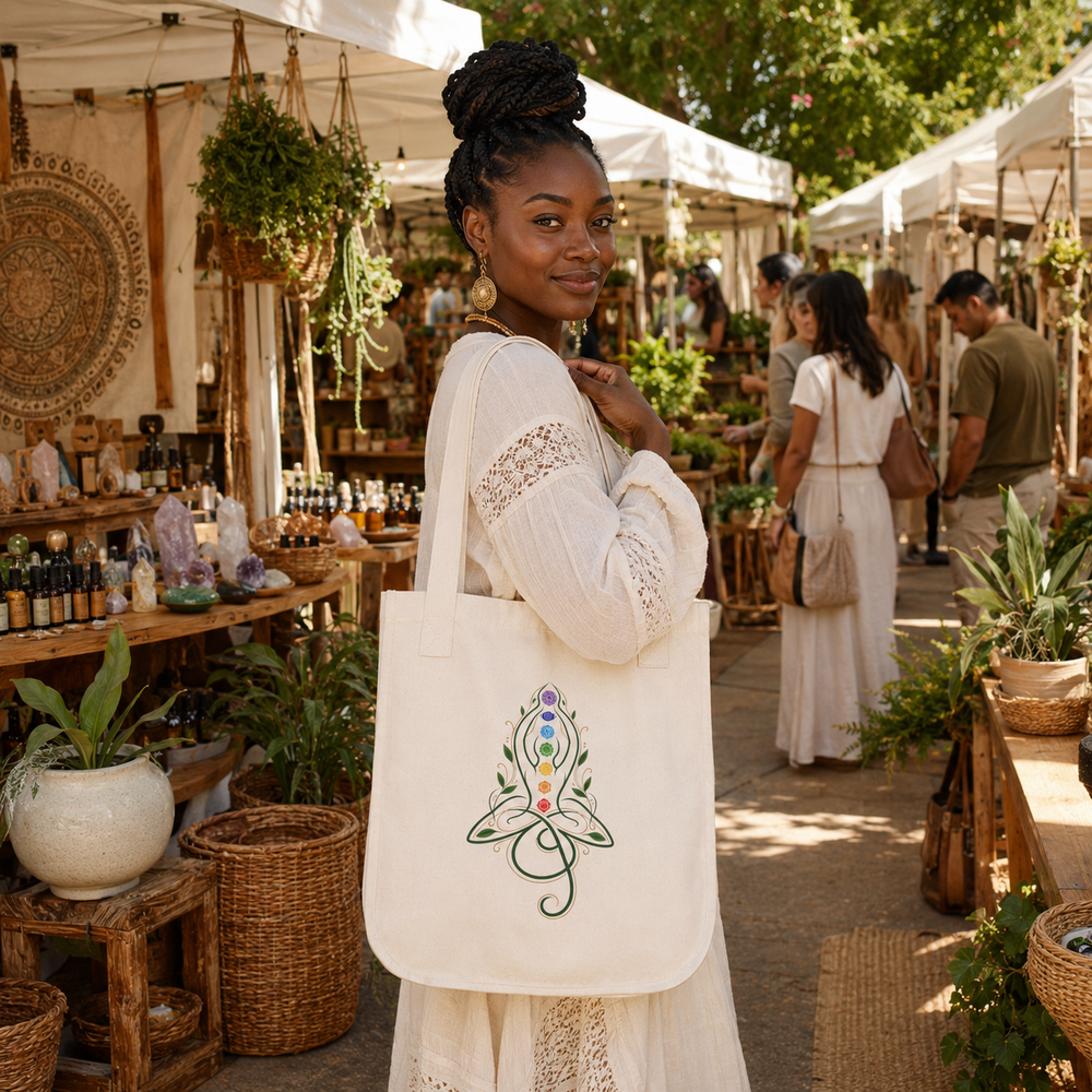 Sacred Chakra Harmony Tote - Image 2