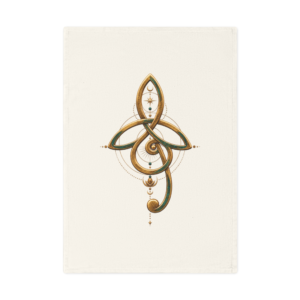 Celestial Harmony Organic Cotton Tea Towel – Dream Music Trinity